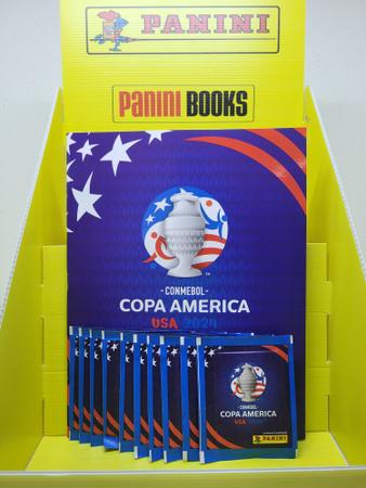 Imagem de Envelope Conmebol Copa América Usa 2024, 30 Envelopes = 150 Cromos + Album Capa Dura