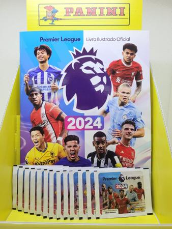 Imagem de Envelope Premier League 2023/2024 Panini, 10 Envelopes = 50 Cromos + Album Capa Cartão