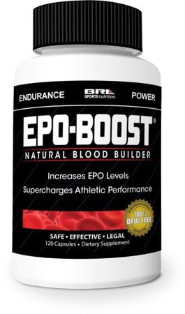 EPO-Boost Natural Blood Builder & EPO Stimulator 120 Caps - BRL