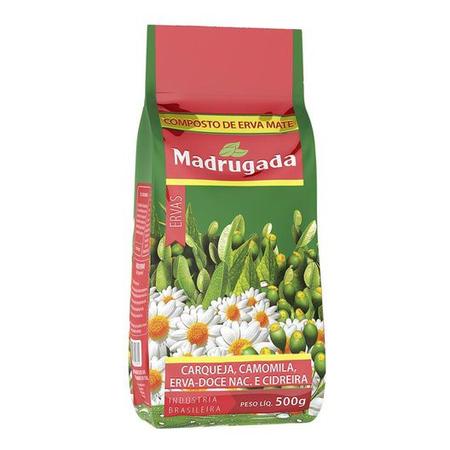 Imagem de Erva Mate Chimarrão MADRUGADA COMPOSTA CAMOMILA 500g