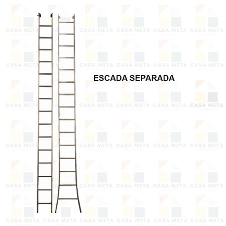 Imagem de Escada Alumínio 3 Em 1 Extensiva 2 X 15 - 30 Degraus Alumasa