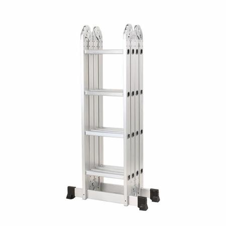 Imagem de Escada Articulada Multifuncional 4x4 Alumínio Fortt 16 Degraus 4.47m - EAM4X4