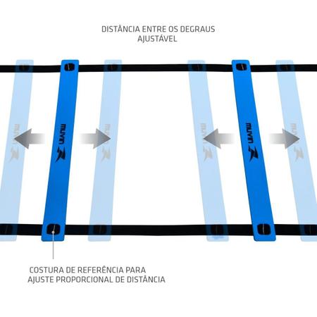 Imagem de Escada de Agilidade de EVA Azul - Muvin - EAG-100