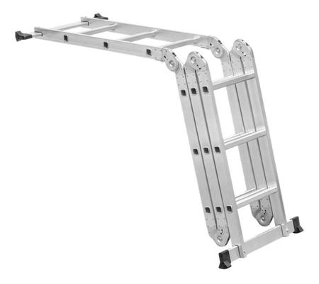 Imagem de Escada De Alumínio Articulada Multifuncional Plataforma 4X3
