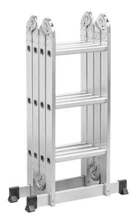 Imagem de Escada De Alumínio Articulada Multifuncional Plataforma 4X3