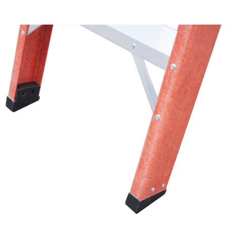Imagem de Escada de fibra de vidro 12 degraus 3,60 m modelo americana dupla - ESC12360 - Rotterman
