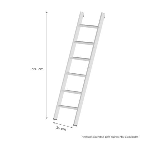 Imagem de Escada de Fibra Santa Catarina, 24 degraus, Extensível, EFE-14
