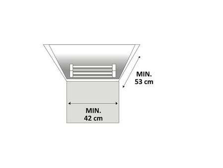 Escada De Sótão De Alumínio - 2,90 Mt (2 Lances ) Teto de Gesso/forro- COM  CAIXILHO SOB MEDIDA - Artesanal - Escada para Sótão - Magazine Luiza