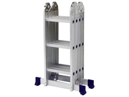 Imagem de Escada Multifuncional Alumínio Mor 12 Degraus