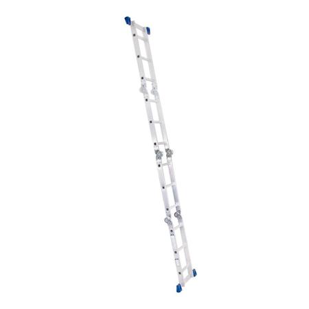 Imagem de Escada Multifuncional Mor 4x3 Resistente Até 2,78m Altura