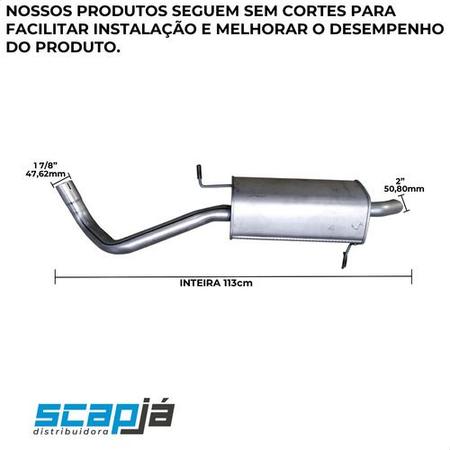 Imagem de Escapamento Completo Crossfox 1.6 8v 2006 A 2008