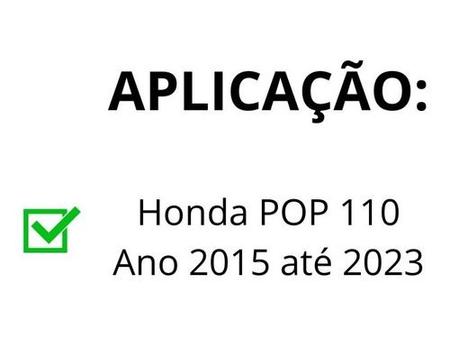 Imagem de Escapamento F1 Mini Tri Fortuna Moto Honda Pop 110 Todos os Anos