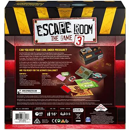 3 jogos Escape Room o jogo em segunda mão durante 35 EUR em Barcelona na  WALLAPOP