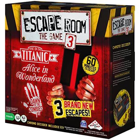 Escape Room: the Game - um jogo de tabuleiro com 60 minutos de