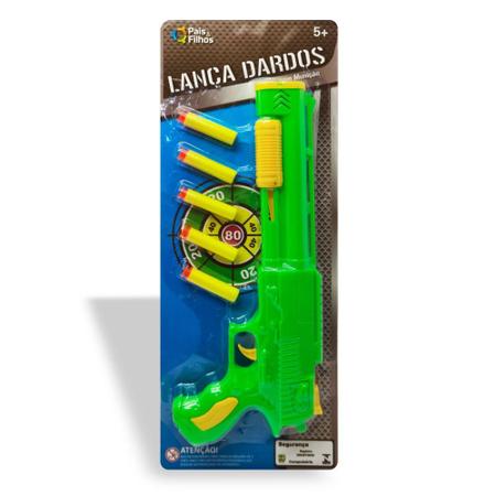 Arma Brinquedo Escopeta Lança Dardos Nerf Grande Promoção