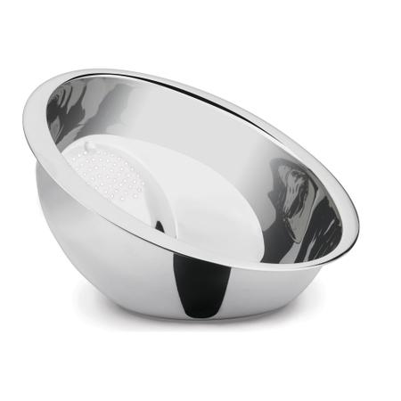 Escorredor de Arroz 26cm James.F de Aço Inox Imagem de Escorredor de Arroz 26cm James.F de Aço Inox