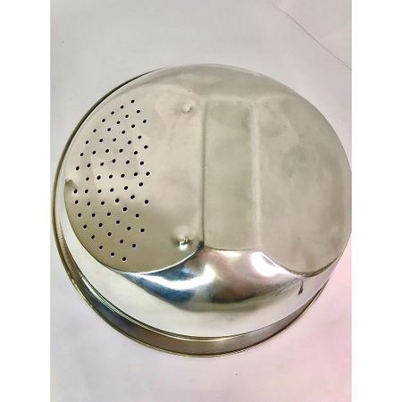 Escorredor de arroz macarrão inox gourmet 20cm - Filó Modas Imagem de Escorredor de arroz macarrão inox gourmet 20cm
