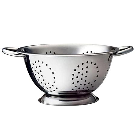 Imagem de Escorredor De Massas Inox 28cm Serve Para Arroz, Macarrão