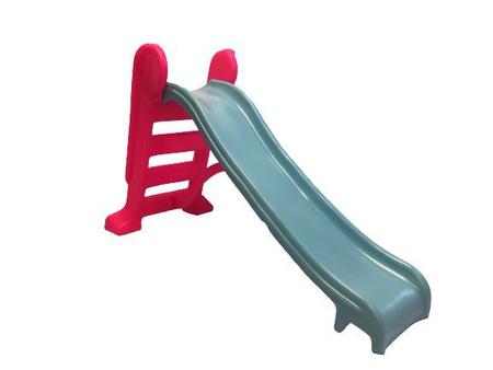 Imagem de Escorregador Infantil Tamanho médio Rosa c/ azul claro super resistente e divertido - Perfeito para crianças de até 7 an