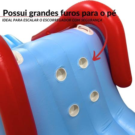 Imagem de Escorregador Inflável Tobogã Gigante Para Piscina 252cm