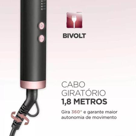 Escova Alisadora 3 Em 1 Potência Alta - Black Watch Imagem de Escova Alisadora 3 Em 1 Potência Alta