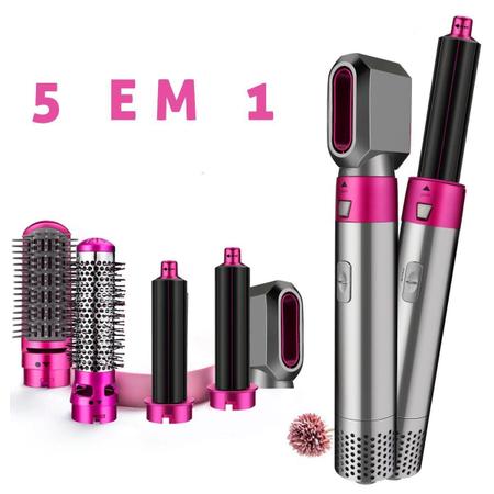 Escova Alisadora 5 Em 1 Profissional Hair 110V - Laurus Imagem de Escova Alisadora 5 Em 1 Profissional Hair 110V