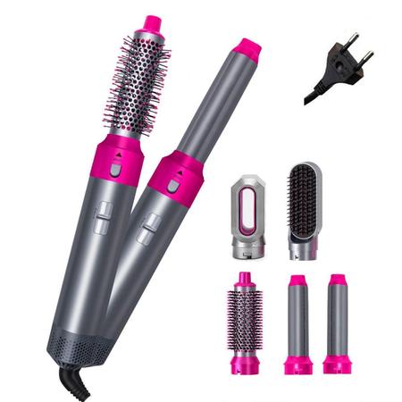 Escova Alisadora 5 Em 1 Profissional Hair 110V - Laurus Imagem de Escova Alisadora 5 Em 1 Profissional Hair 110V