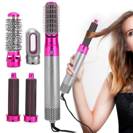 Escova Alisadora 5 Em 1 Profissional Hair 110V - Laurus Imagem de Escova Alisadora 5 Em 1 Profissional Hair 110V