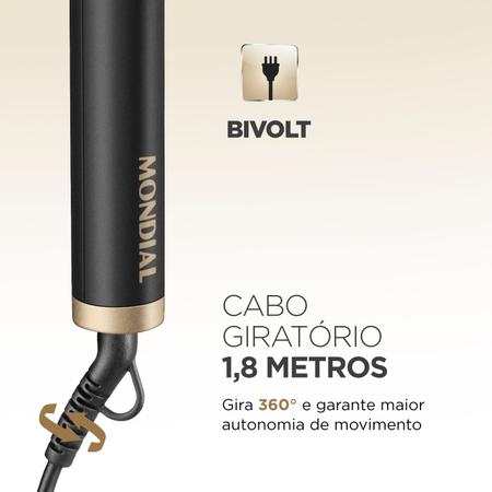 Imagem de Escova Alisadora Black Gold Mondial EA-06