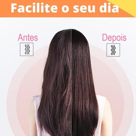 Imagem de Escova Alisadora Cabelo Sleek Anion Hair 3 Em 1 Alisa Seca E