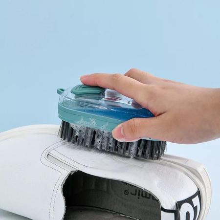 Imagem de Escova Automática com Dispenser Hidráulico e Cerdas Macias para Lavar Roupa