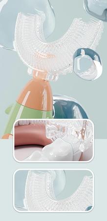 Imagem de Escova De Dente Infantil 360º Graus Silicone Dental Crianças