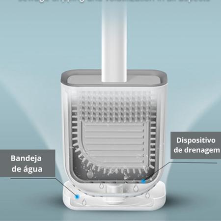 Imagem de Escova De Silicone Vaso Sanitário Base Para Banheiro Privada