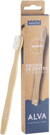 Imagem de Escova Dental de Bambu Adulto Alva 1 unidade