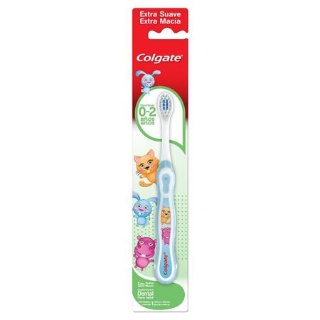 Imagem de Escova Dental Infantil Colgate Baby 0 a 2 Anos Extra Macia Cores Sortidas com 1 Unidade