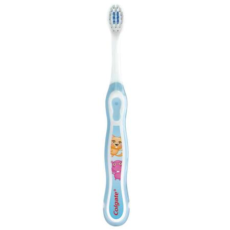 Imagem de Escova Dental Infantil Colgate Baby 0 a 2 Anos Extra Macia Cores Sortidas com 1 Unidade