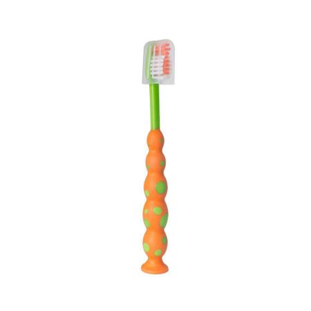 Imagem de Escova Dental Infantil Macia Baby Bath Laranja