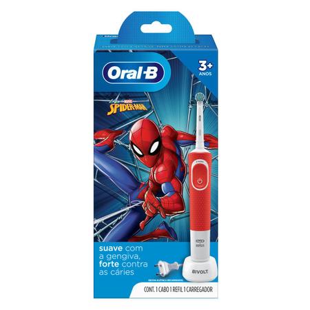Imagem de Escova Elétrica Oral-B Spiderman 1 Unidade