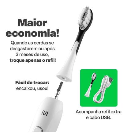 Imagem de Escova Elétrica Sônica Clean Pro 31k Multi Saúde - HC112