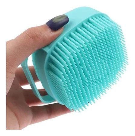 Imagem de Escova Lava Pêlos + Higiene pro Seu Bichinho Banho Prático