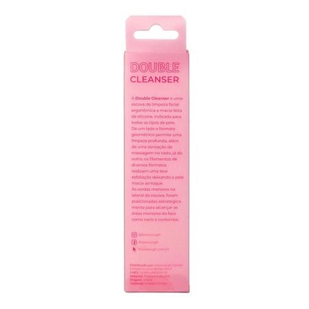 Imagem de Escova Limpeza Facial Klass Vough Double Cleanser Rosa Fc-06