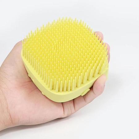 Imagem de Escova Massageadora Esfoliante em Silicone para Banho