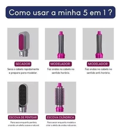 Escova Multifuncional: Potência E Versatilidade 110V - Goldenmix Imagem de Escova Multifuncional: Potência E Versatilidade 110V