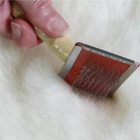 Imagem de Escova Pet Cães E Gatos 12Cm Remove Pelos e Penteia