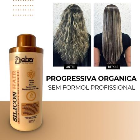 Imagem de Escova Progressiva Profissional Silicon Hair Detra