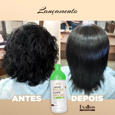 Escova Progressiva Sem Pausa Com Brilho Évallos - Évallos Profissional Imagem de Escova Progressiva Sem Pausa Com Brilho Évallos