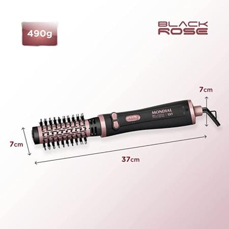 Imagem de Escova Rotativa Mondial Black Rose 1200w Bivolt