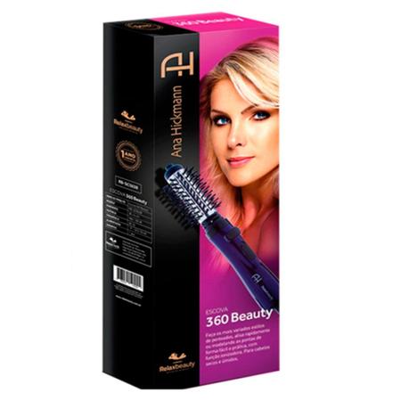 Imagem de Escova Rotativa Relaxbeauty - Beauty 360º Ana Hickmann