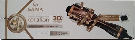 Imagem de Escova secadora modeladora gama stylish keration brush 3d 1200w - 127v