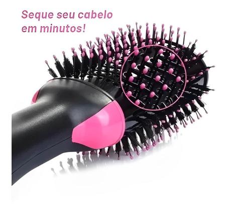 Imagem de Escova Secadora Profissional Seca Alisa E Modela o Cabelo